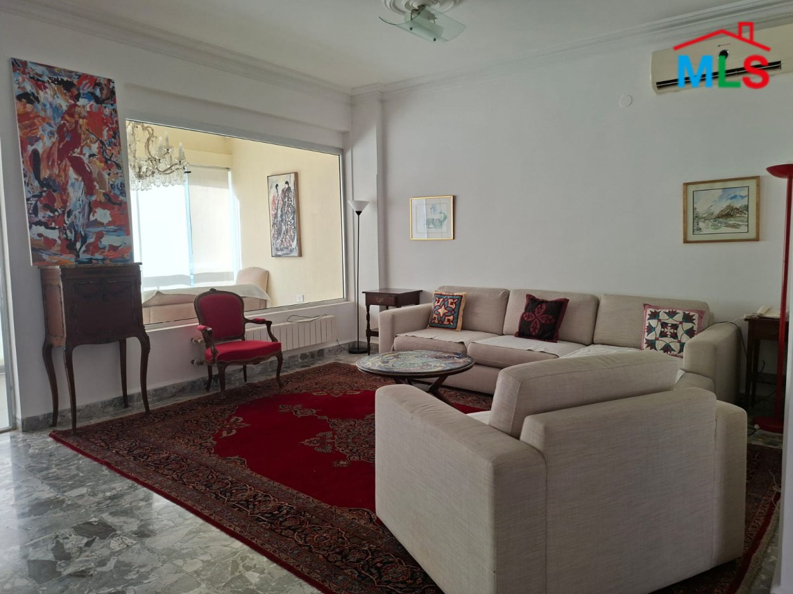 3 Bedroom Apartment with Partial Sea View For Sale in Raouche, Beirut