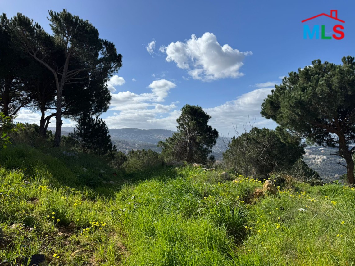 A 4000 SQM Land With Unblocakble Panoramic Sea View For Sale in Ain Saadeh