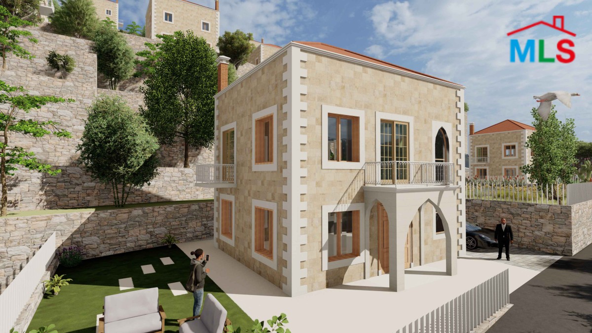 Under-Construction Mini-Villa With Payment Facilities For Sale in Tannourine