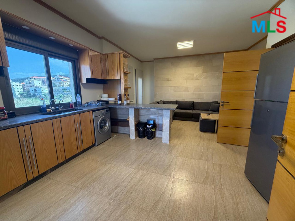Brand New Furnished 2-Bedroom Apartment with Sea View For Sale in Batroun
