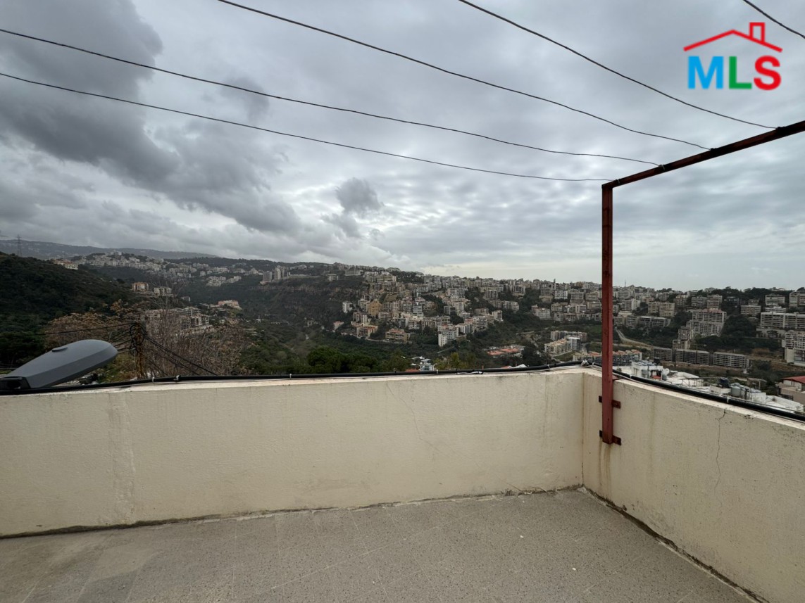 Spacious Apartment With Terrace For Sale in Mansourieh