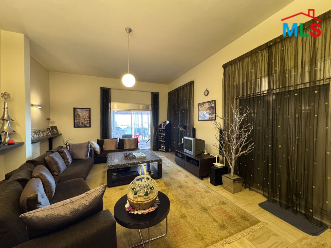 Spacious Apartment With Terrace For Sale in Mansourieh