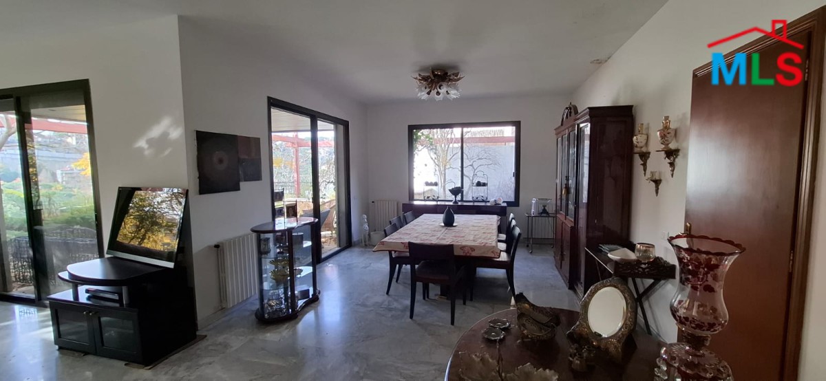 Spacious Apartment With Terrace And Garden For Sale in Baabdat