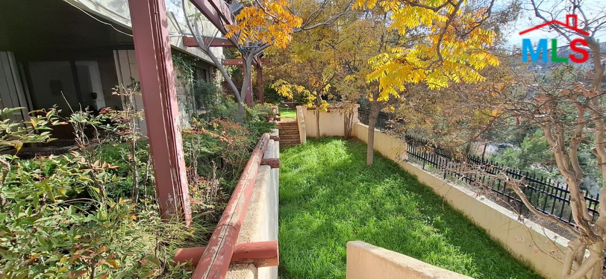 Spacious Apartment With Terrace And Garden For Sale in Baabdat