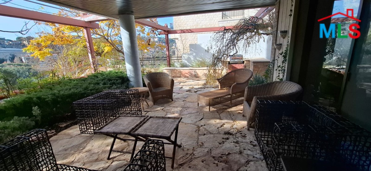 Spacious Apartment With Terrace And Garden For Sale in Baabdat