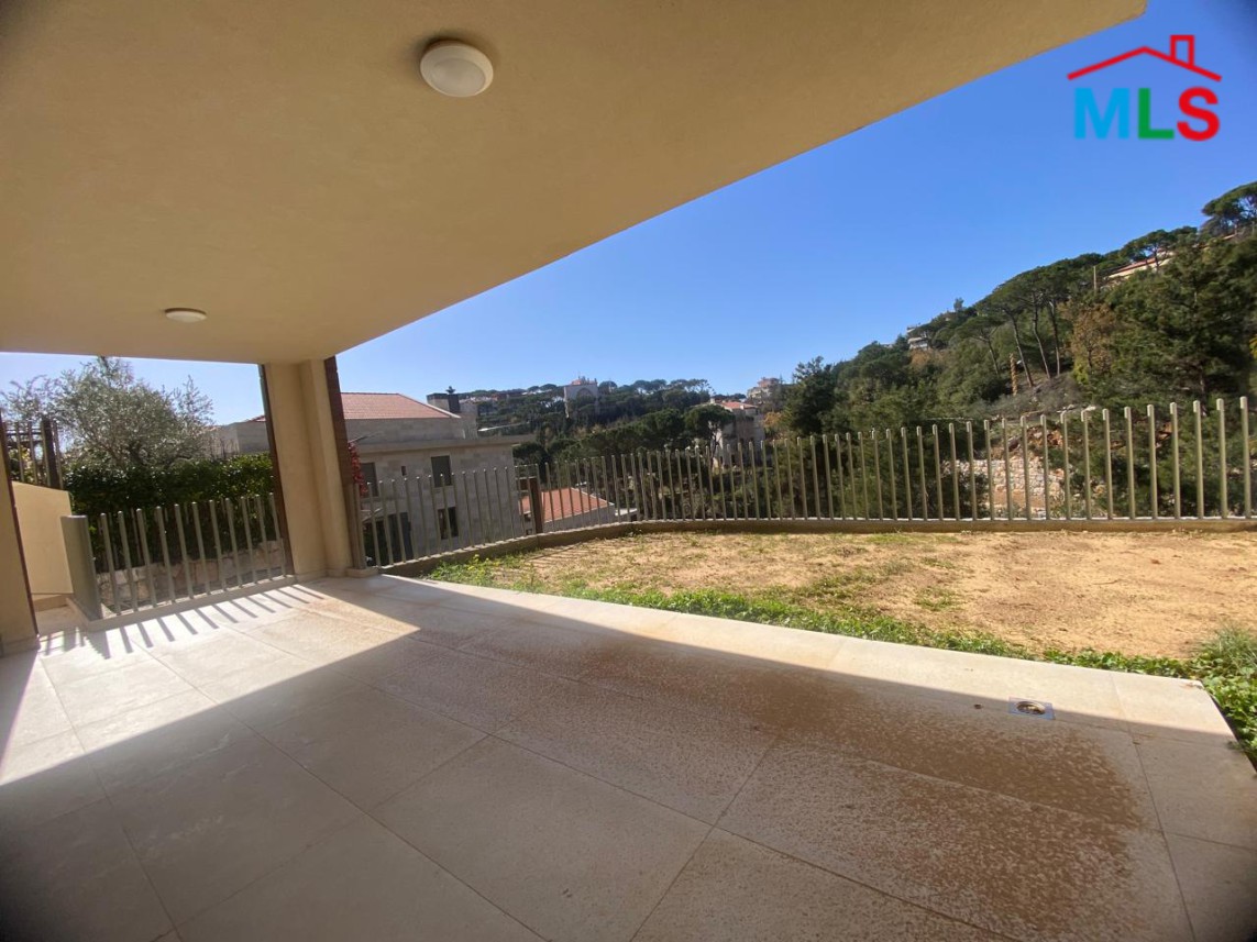 Exclusive! Apartment With Terrace For Sale in Baabdat Hills in Gated Community