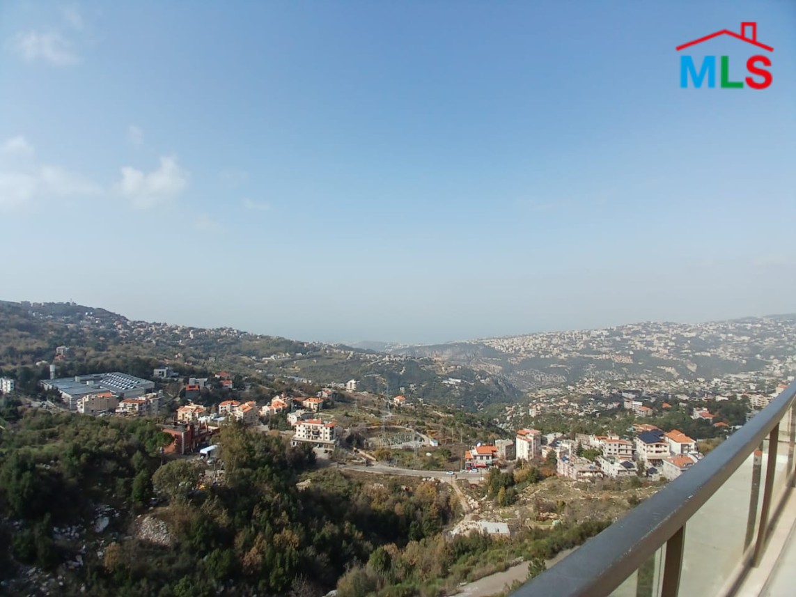Duplex With Panoramic View For Sale in Chwaya, El Metn