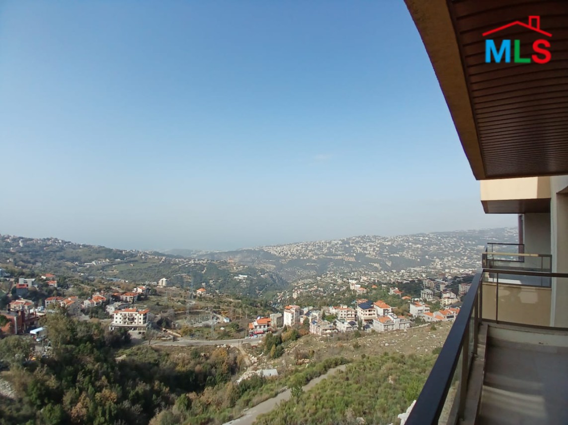 Duplex With Panoramic View For Sale in Chwaya, El Metn
