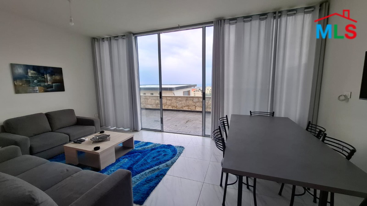 Furnished Brand New Apartment With Terrace For Sale in Blat, Jbeil