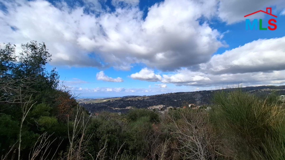 A 662 SQM Land With A Beautiful View For Sale in Aabeidat, Jbeil