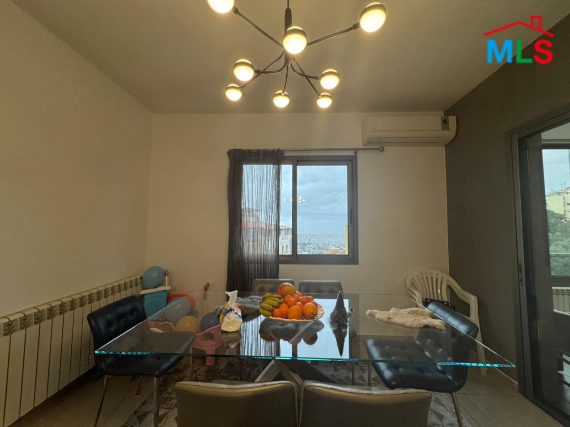 Semi-Furnished And Decorated Apartment For Sale in Mansourieh