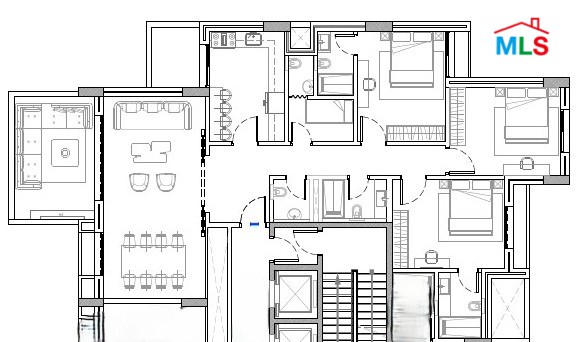 Under-construction 3-Bedroom Apartment For Sale in Rawche