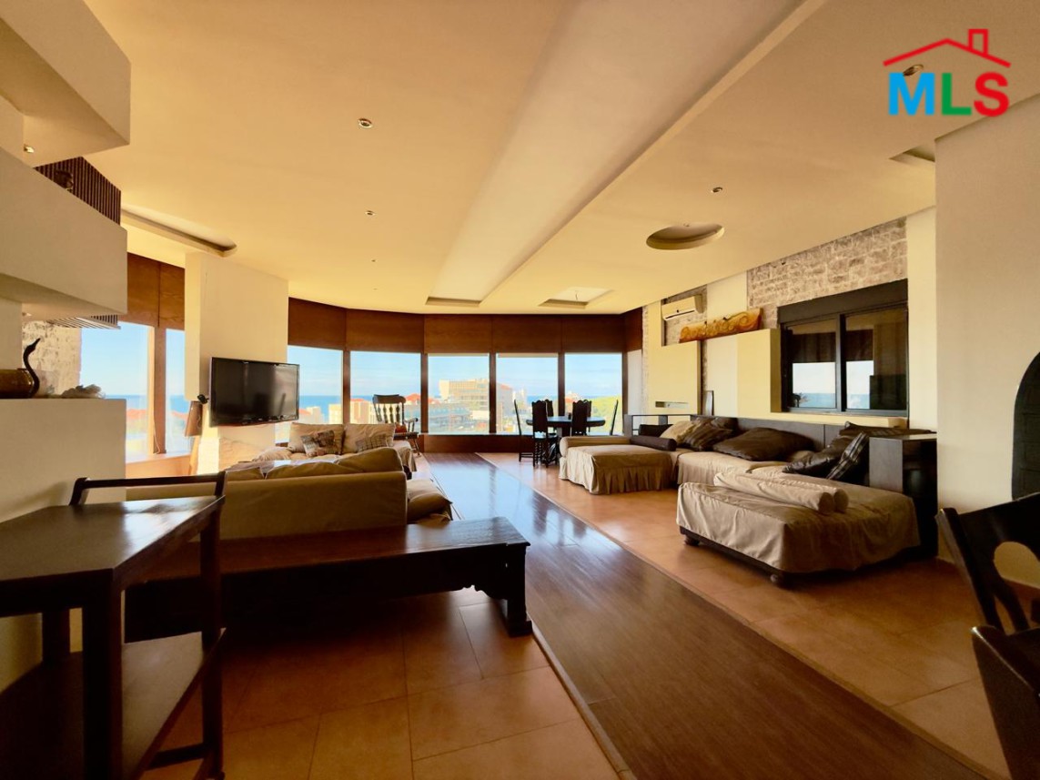 Fully Furnished Apartment With Open View For Sale in Batroun