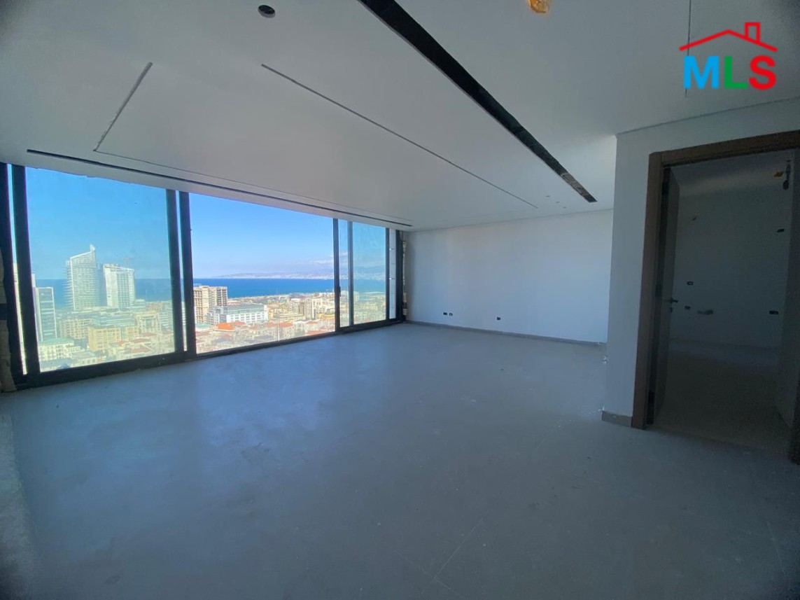Brand New 3-Bedroom Apartment with Amazing Sea View For Sale in Zoukak El Blat