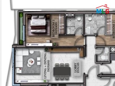 Under-construction 2-Bedroom Apartment & Sea View For Sale in Verdun
