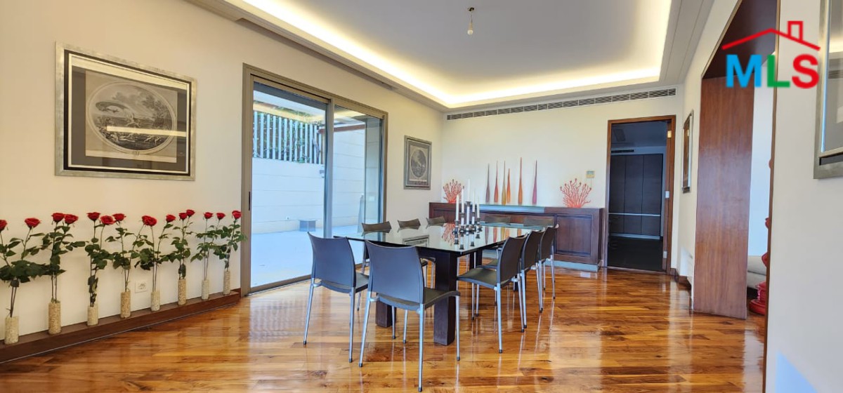 Beautiful & Spacious Apartment with Garden For Sale in Baabda