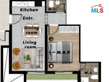 Under-Construction 1-Bedroom Apartment For Sale in Achrafieh, Near Adlieh