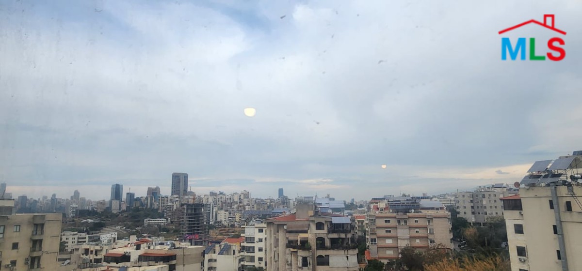 3-Bedroom Apartment with Unblockable View For Sale in Hazmieh