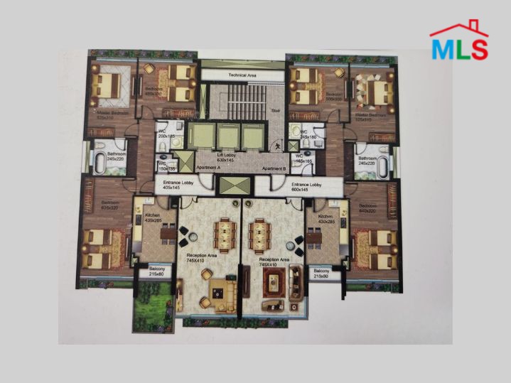 Final Stage Construction! 3-Bedroom Apartment For Sale in Al Zarif, Beirut