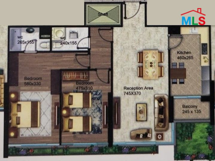 Final Stage Construction! 2-Bedroom Apartment For Sale in Al Zarif, Beirut