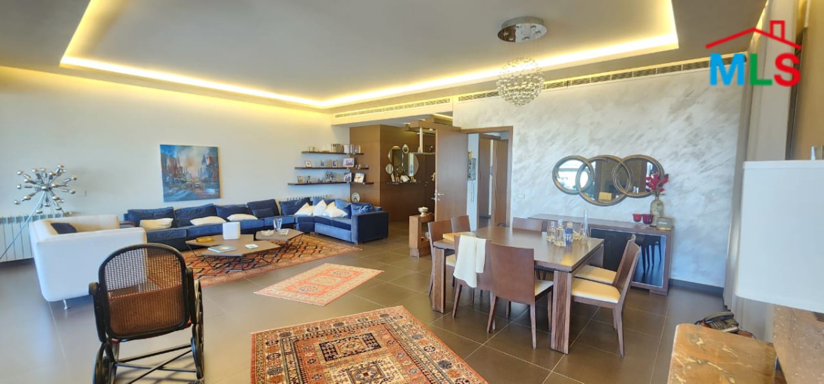 Spacious Apartment With Open View For Sale in Mar Takla, Hazmieh
