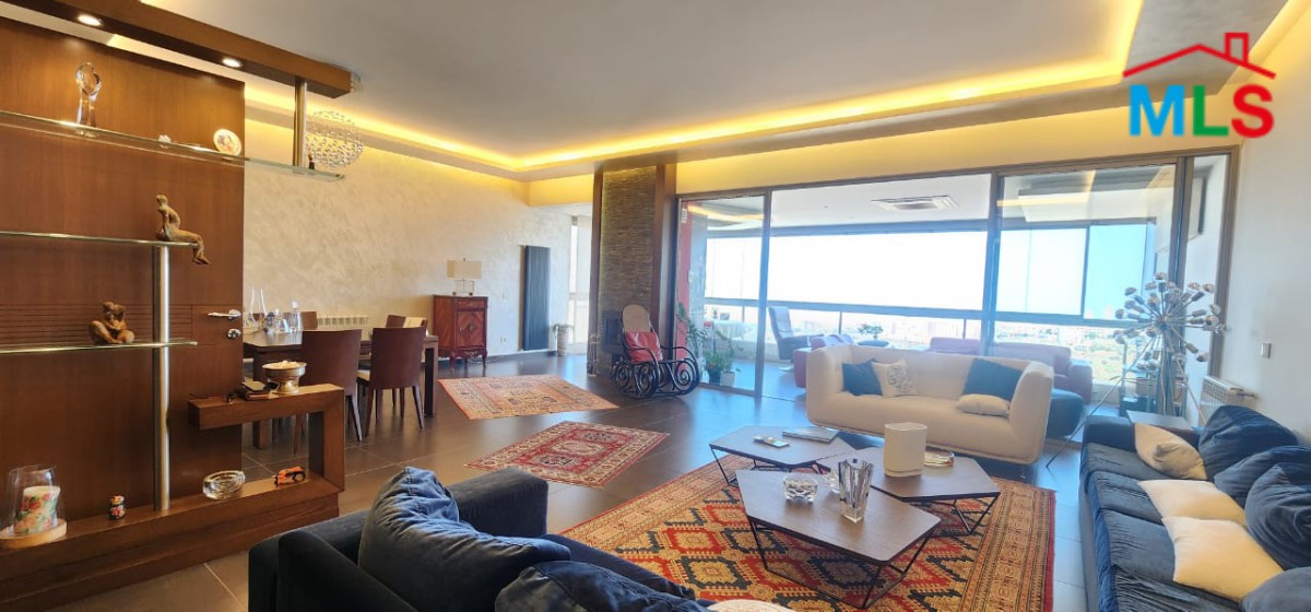 Spacious Apartment With Open View For Sale in Mar Takla, Hazmieh