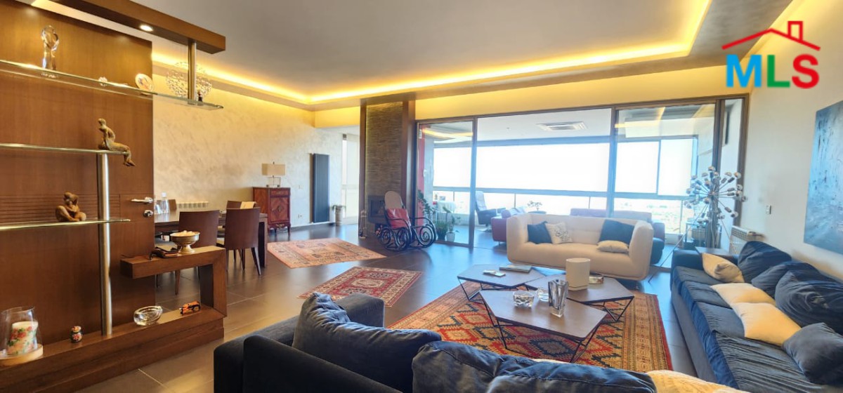 Spacious Apartment With Open View For Sale in Mar Takla, Hazmieh