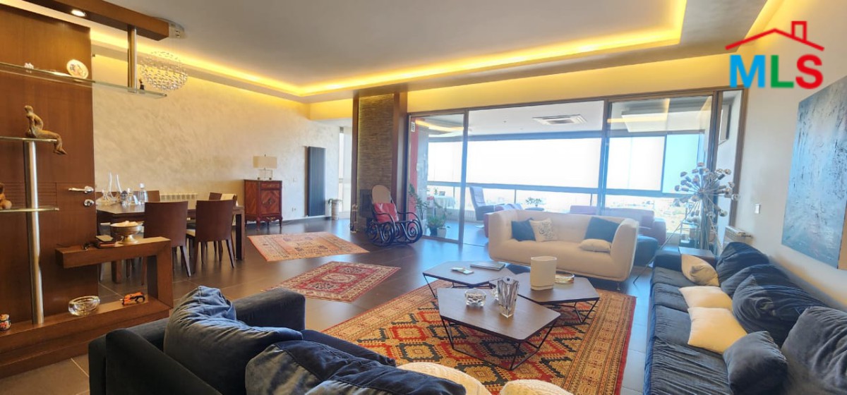 Spacious Apartment With Open View For Sale in Mar Takla, Hazmieh