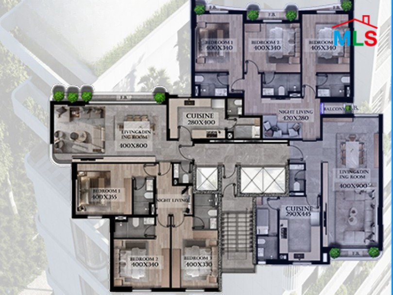 Under-construction Project 3-Bedroom Apartment For Sale in Rawche