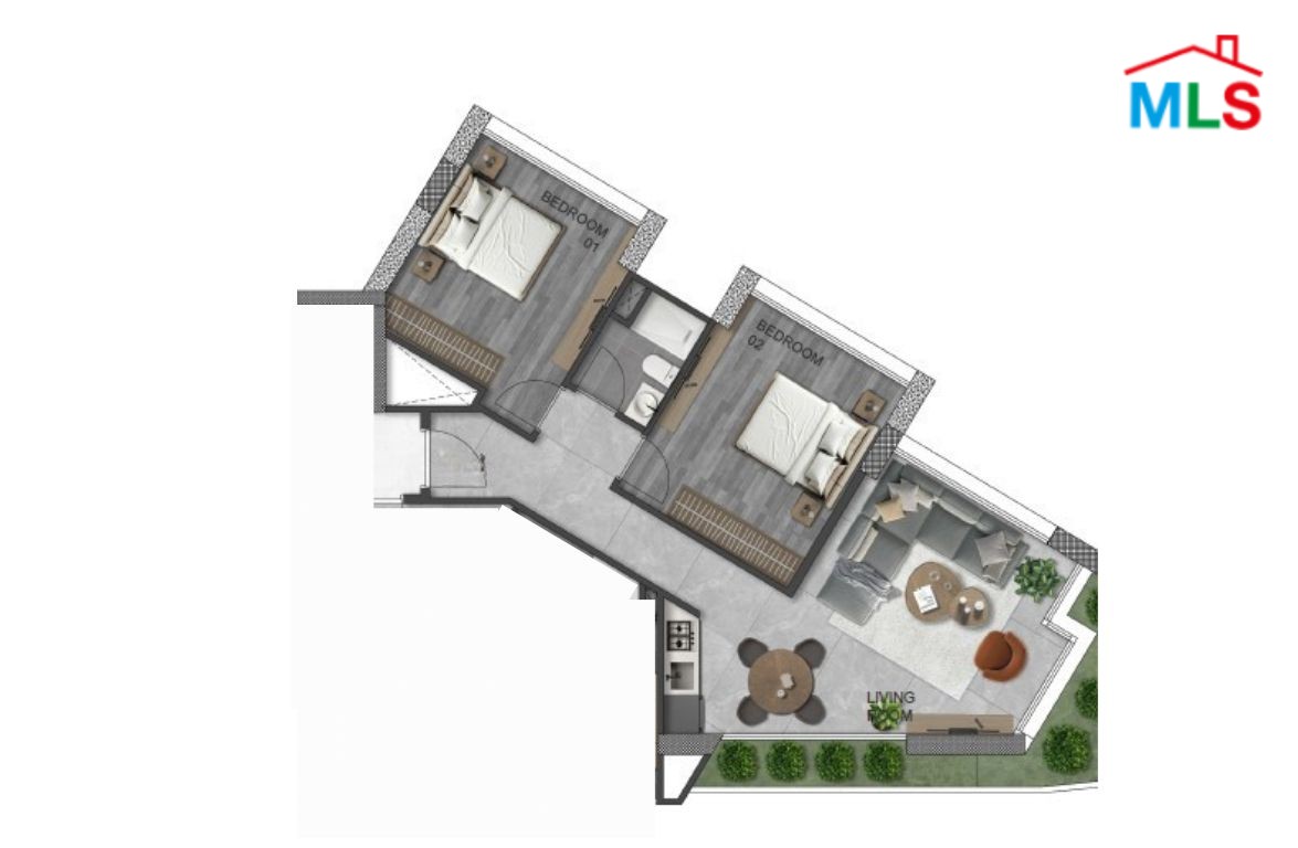 Under-construction 2-Bedroom Loft For Sale in Achrafieh, Sodeco
