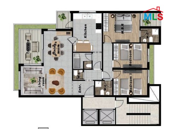 Under-Construction 3-Bedroom Apartment For Sale in Achrafieh, Near Adlieh