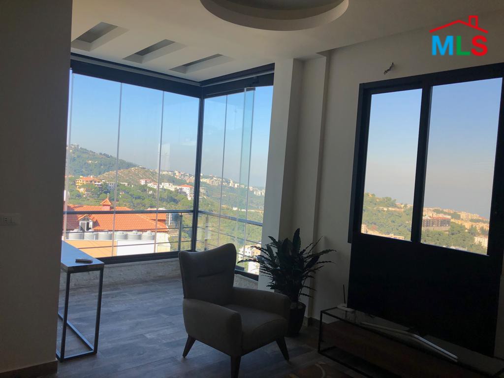 Decorated Apartment For Sale in Bchamoun
