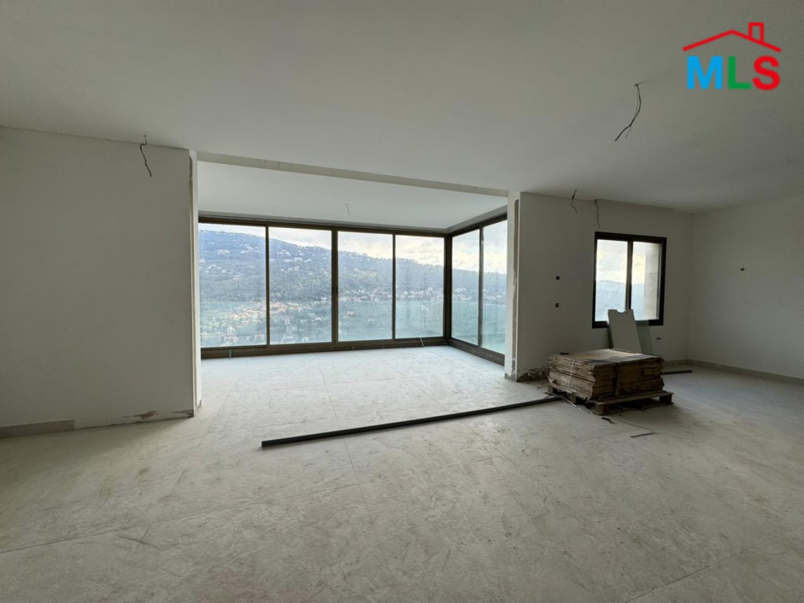 Spacious Apartment With Terrace For Sale in Baabdat