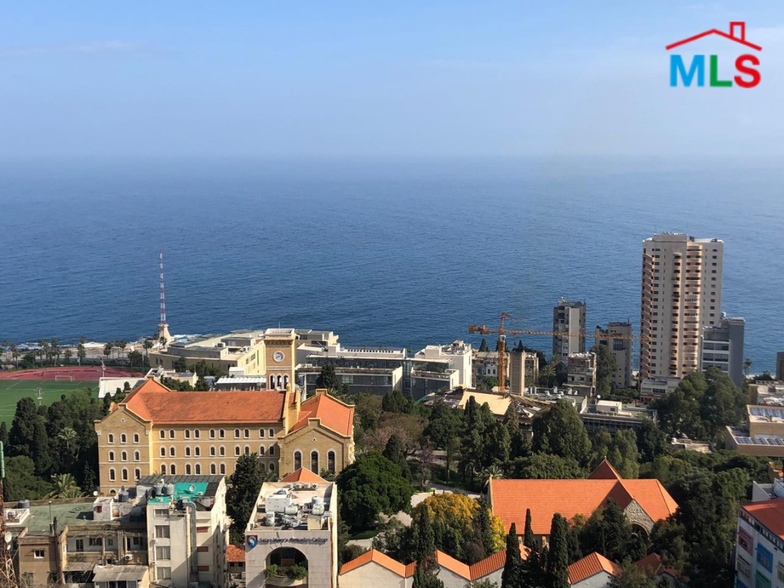 High-End Apartment with Panoramic View For Sale in Hamra, Beirut
