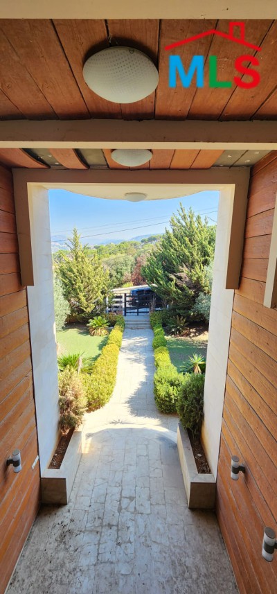 Semi-Attached Villa With Garden For Sale in Bsaba, Baabda