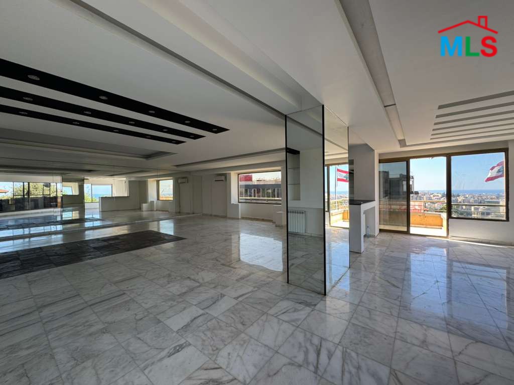 300 SQM Apartment With Panoramic Seaview For Sale in Mansourieh