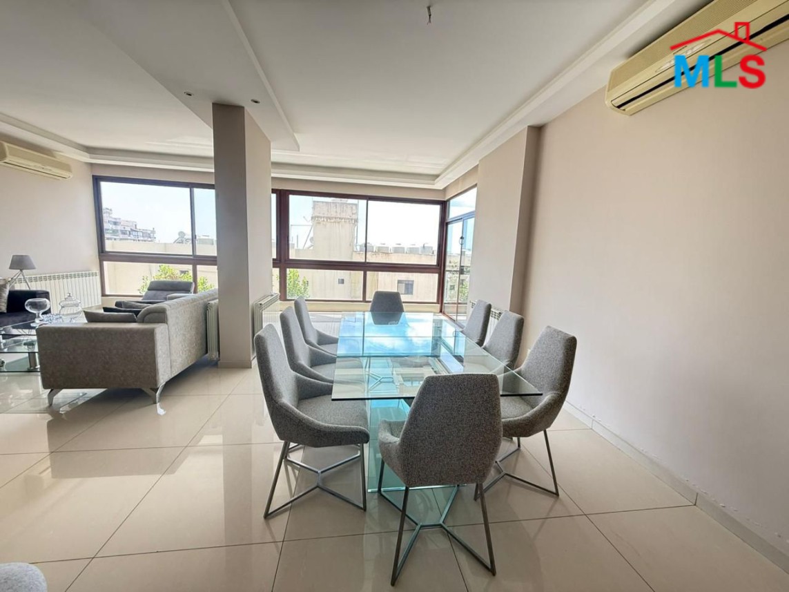 Decorated Apartment With Terrace For Sale in Mansourieh