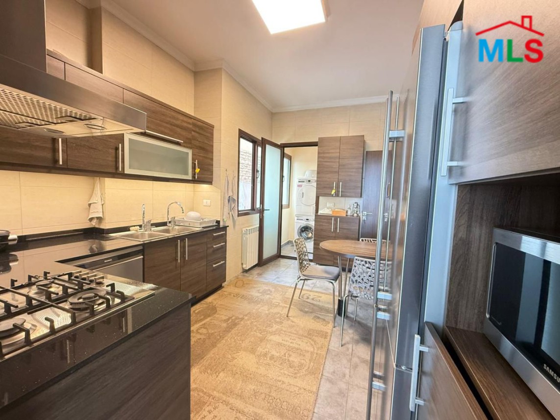 Decorated Apartment With Terrace For Sale in Mansourieh
