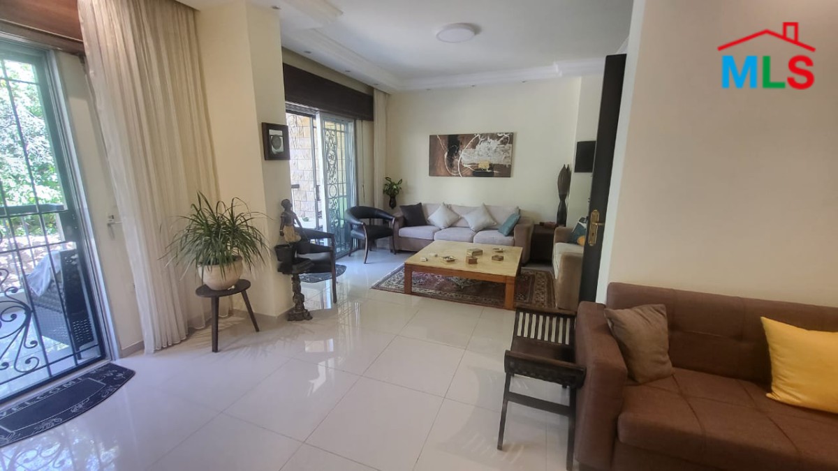 Spacious & Furnished Apartment For Sale in Rayfoun