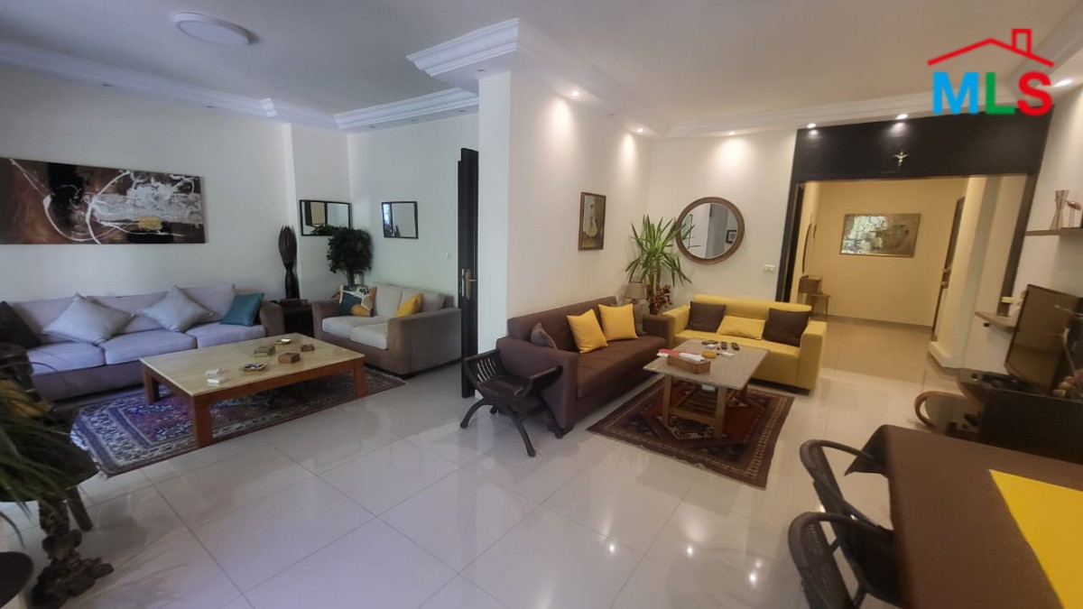 Spacious & Furnished Apartment For Sale in Rayfoun