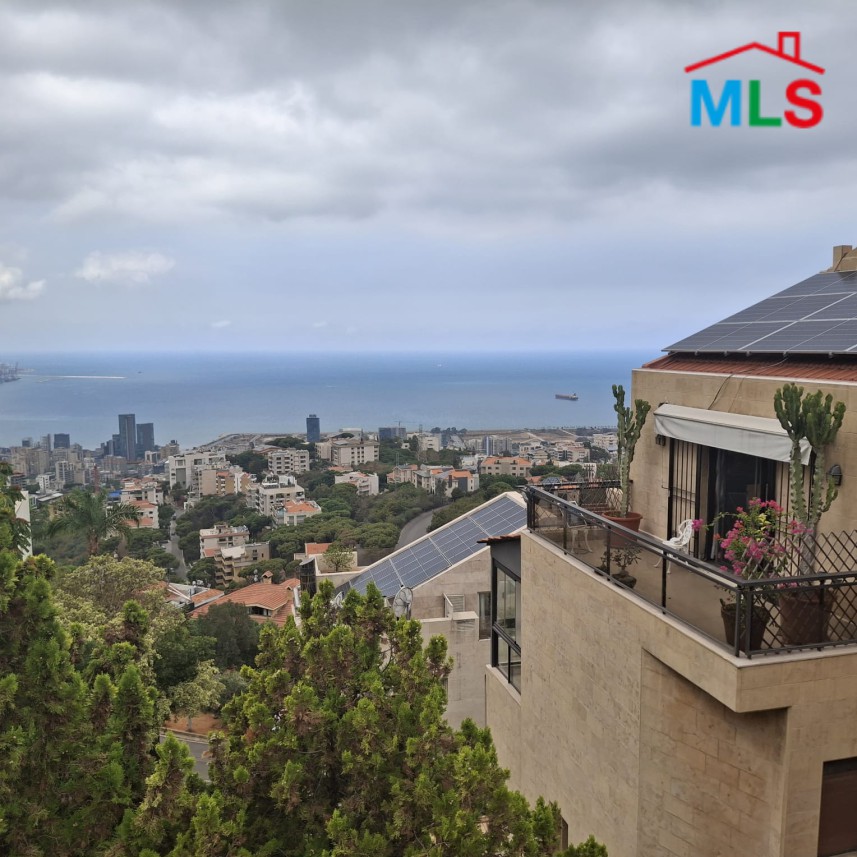2-Level Apartment with Shared Pool and Garden For Sale in Mtayleb