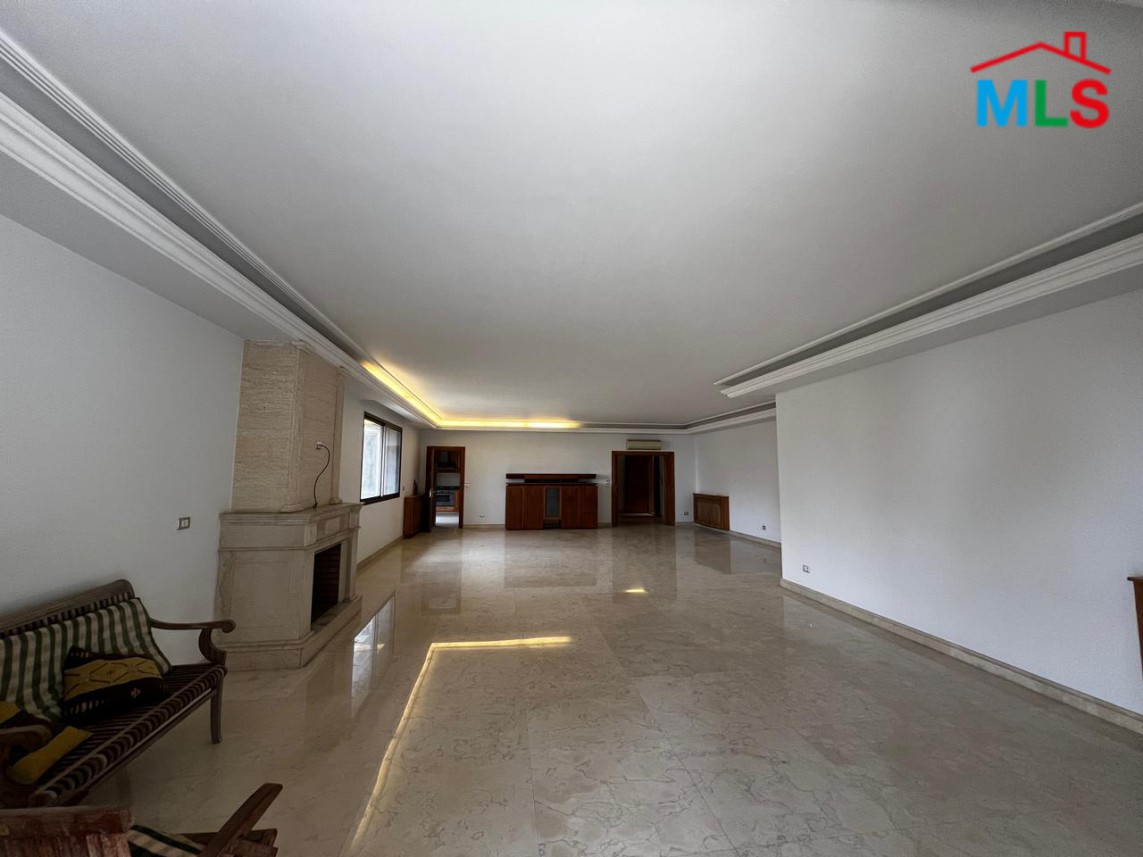 4-Bedroom Semi-Furnished Apartment with Terraces For Sale in Baabda