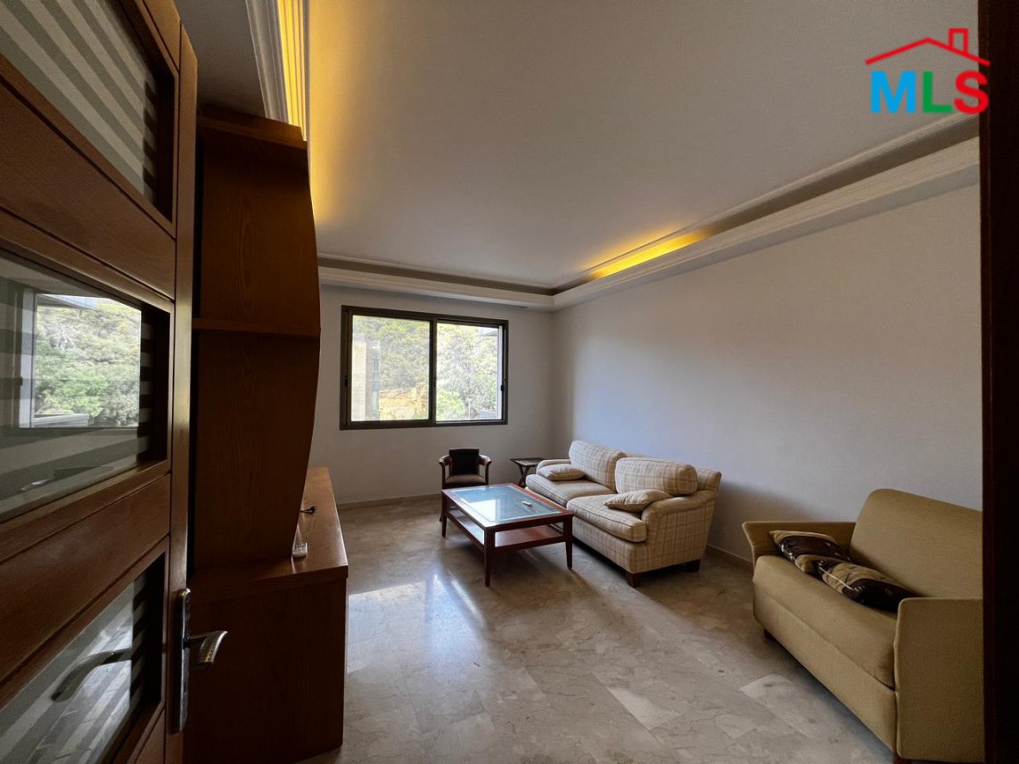4-Bedroom Semi-Furnished Apartment with Terraces For Sale in Baabda