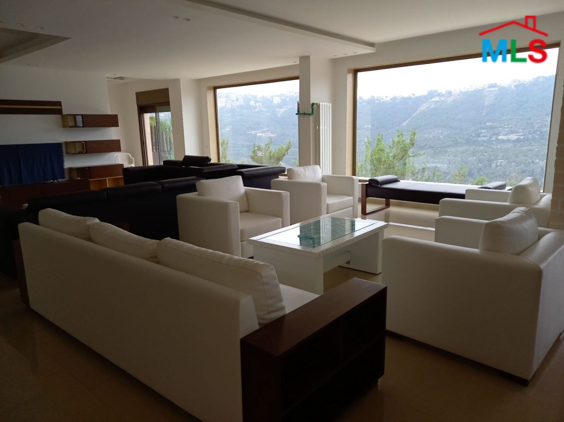 Furnished Apartment With High-End Finishing & Mountain View For Sale in Qortada