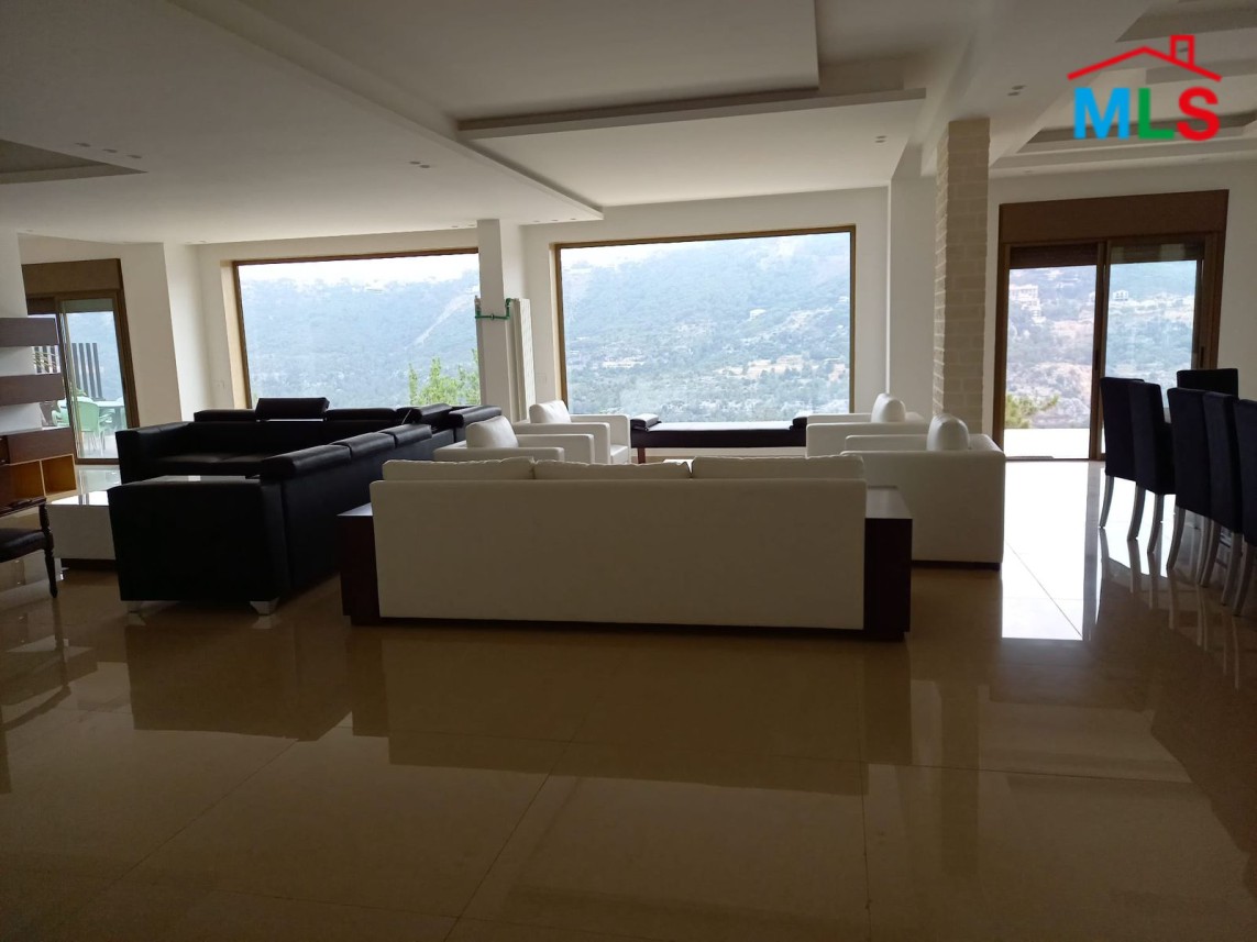 Furnished Apartment With High-End Finishing & Mountain View For Sale in Qortada