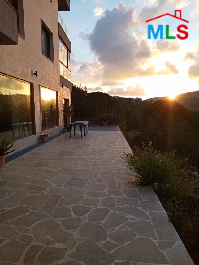 Furnished Apartment With High-End Finishing & Mountain View For Sale in Qortada