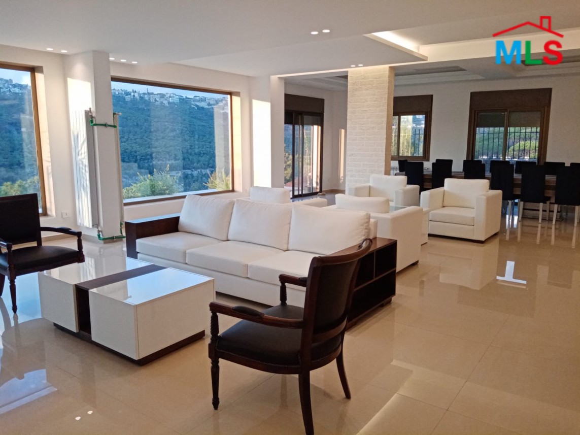 Furnished Apartment With High-End Finishing & Mountain View For Sale in Qortada