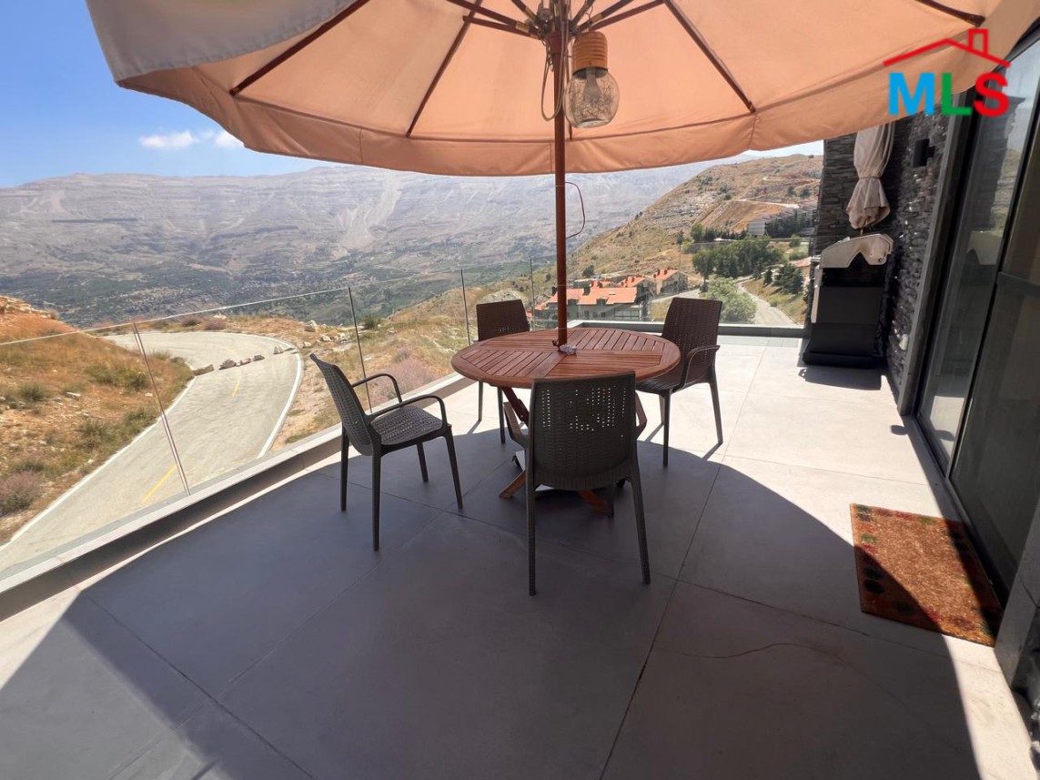 Fully Furnished Luxurious Chalet With Terrace For Sale in Zaarour