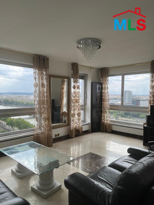 3-Bedroom Apartment with Amazing View For Sale in Paris 15ème, France