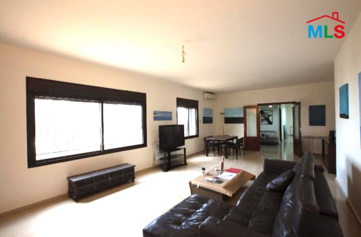 3-Bedroom Apartment with Terrace & Garden For Sale in Bsalim